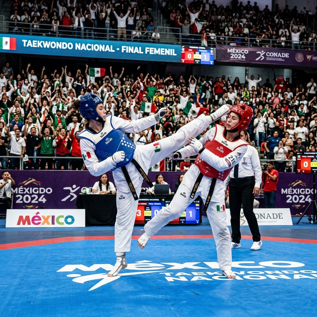 Éxito total en torneo nacional de taekwondo; asisten mil competidores